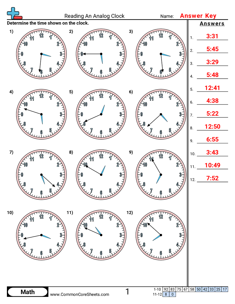 Related worksheet